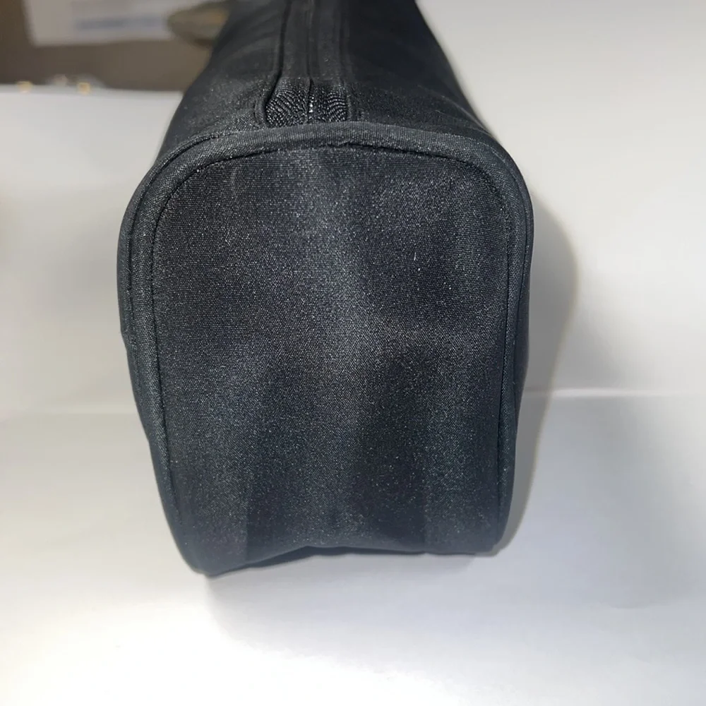 Salvatore Ferragamo Black Cosmetics Clutch Pouch